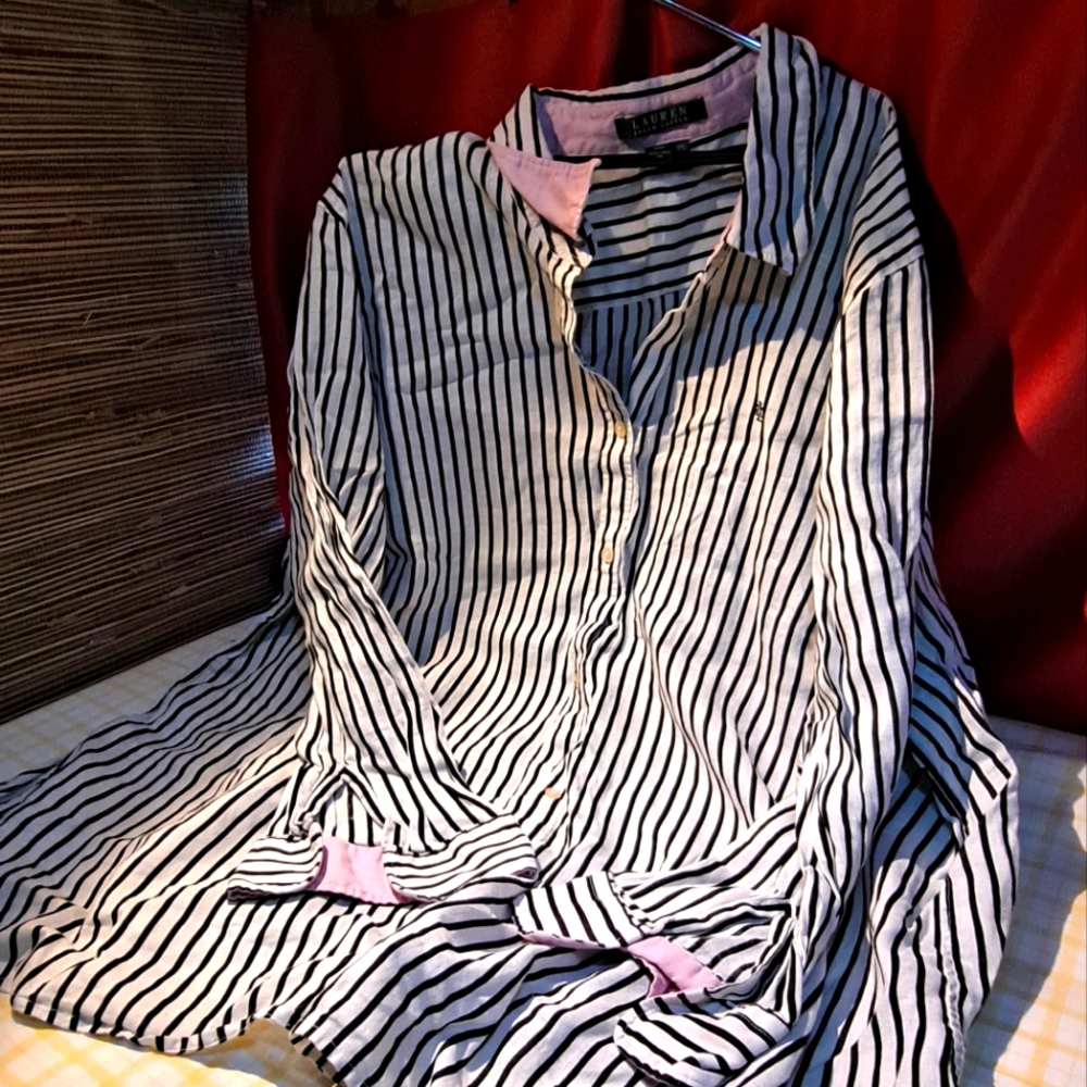 2X Ralph Lauren button up.